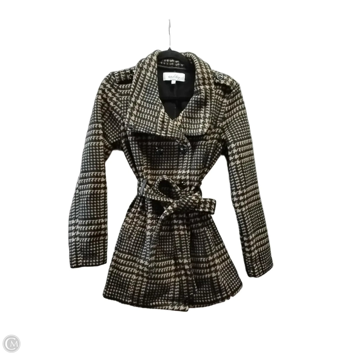 Coat Other By Sebby In Black & Brown, Size: M