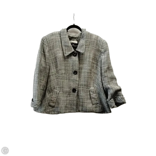 Blazer By Calvin Klein In Grey, Size: 2x