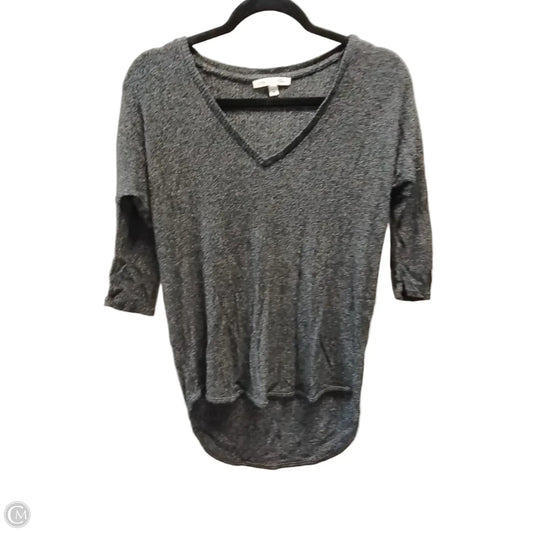 Top Long Sleeve By Express In Grey, Size: Xs