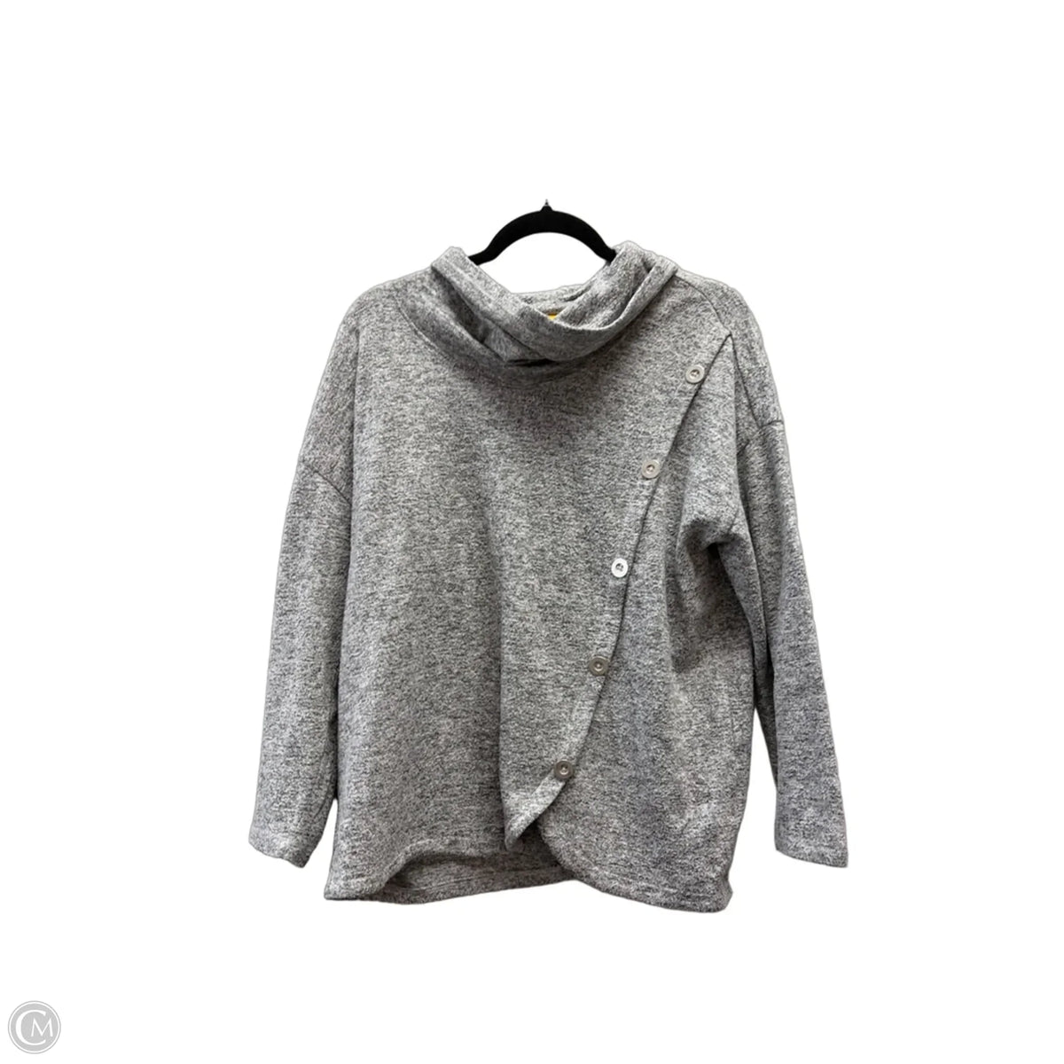 Sweater By Ruby Rd In Grey, Size: Lp