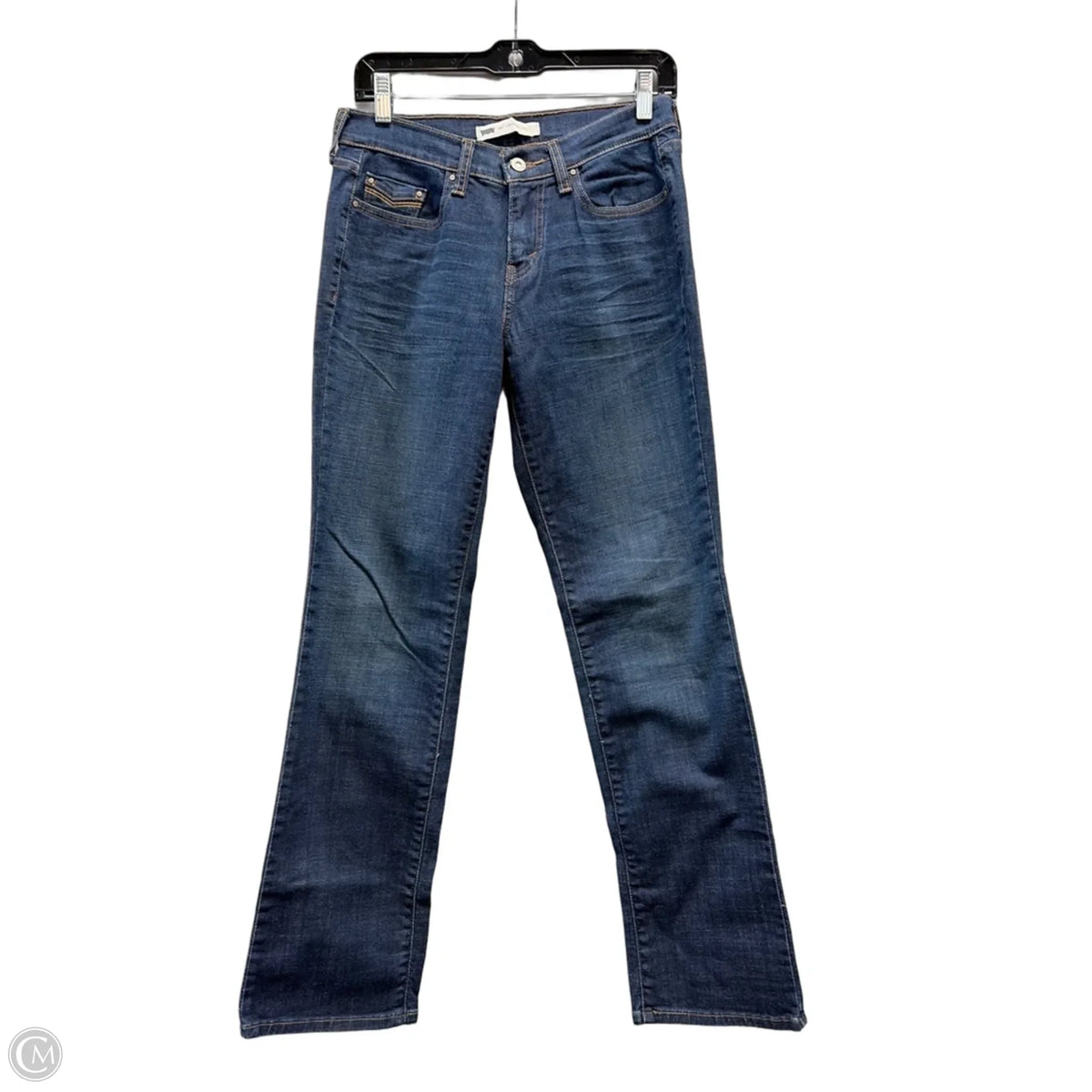 Jeans Straight By Levis In Blue, Size: 4
