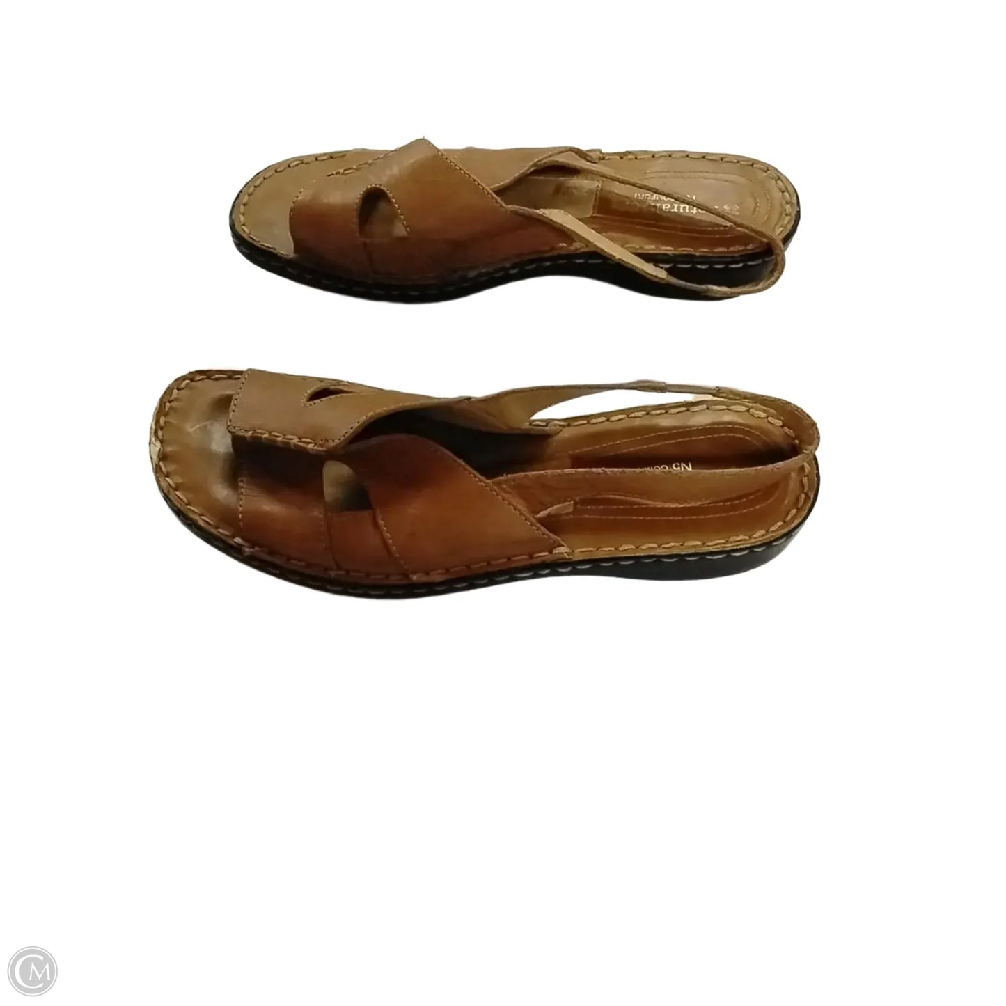 Sandals Flats By Born In Brown, Size: 11