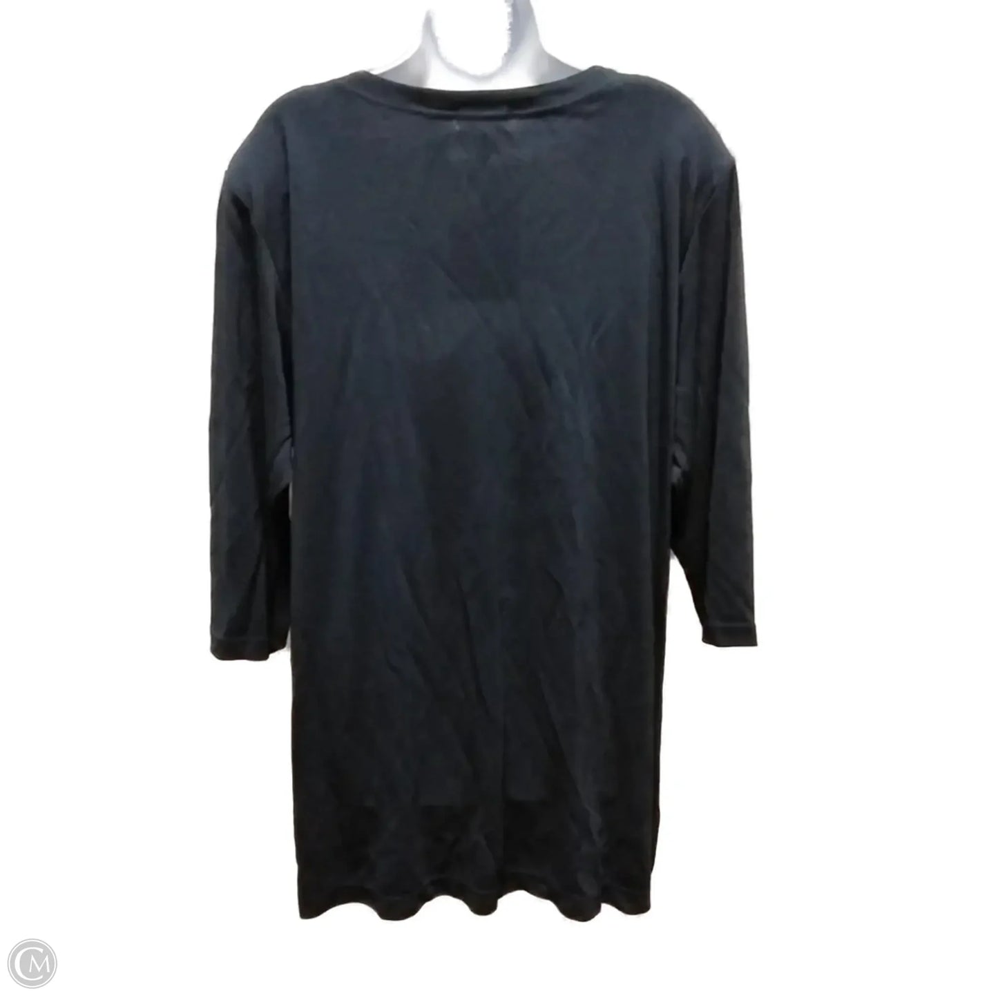 Blouse Long Sleeve By Elisabeth In Blue, Size: 2x