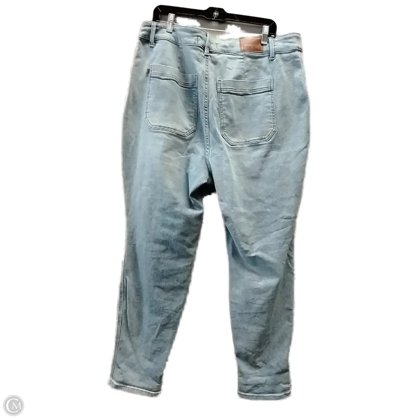 Jeans Straight By Judy Blue In Blue, Size: 18