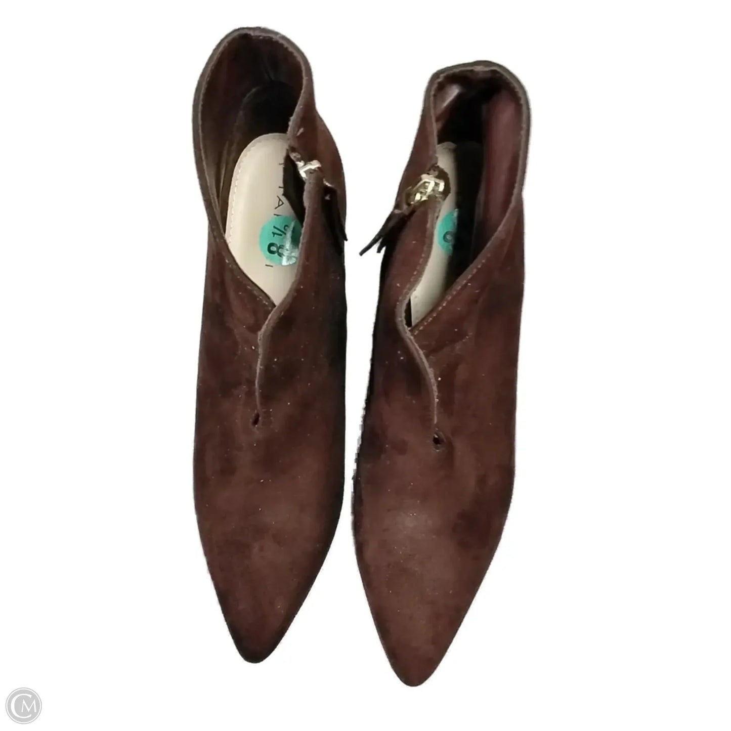 Boots Ankle Heels By Tahari By Arthur Levine In Brown, Size: 8.5