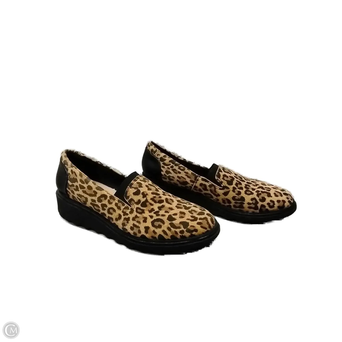 Shoes Flats By Clarks In Leopard Print, Size: 9