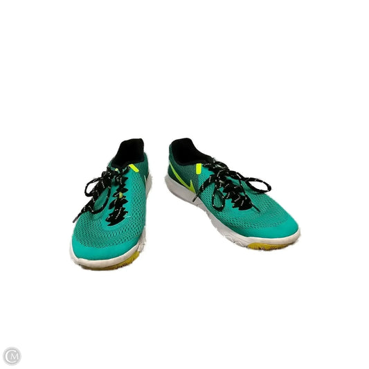 Shoes Athletic By Nike In Green & Yellow, Size: 8.5