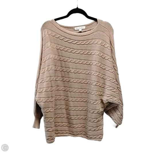 Sweater By Vine & Love In Tan, Size: L