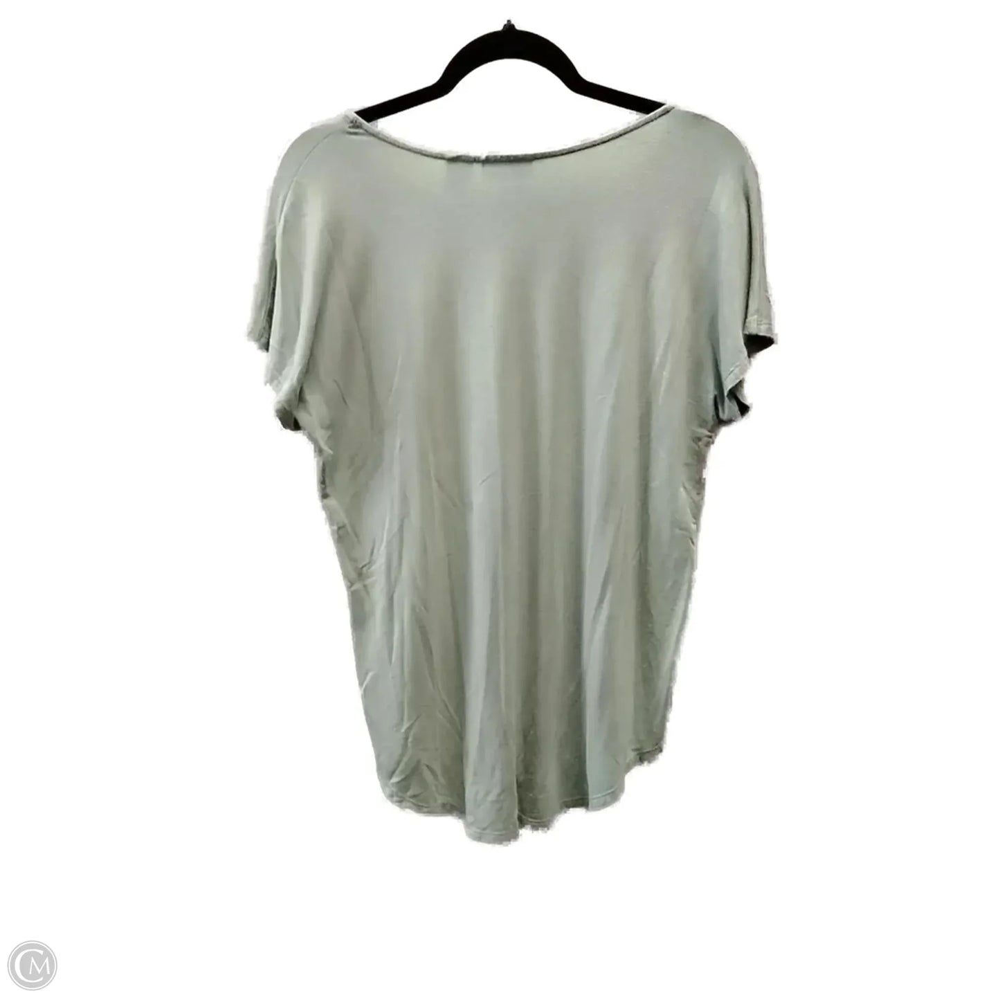 Top Short Sleeve By Adrienne Vittadini In Green, Size: M