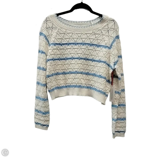 Sweater By Freshman In Striped Pattern, Size: L