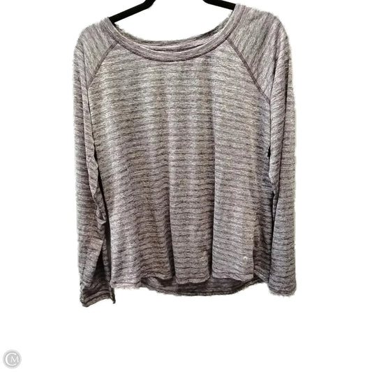 Athletic Top Long Sleeve Crewneck By Xersion In Purple, Size: L