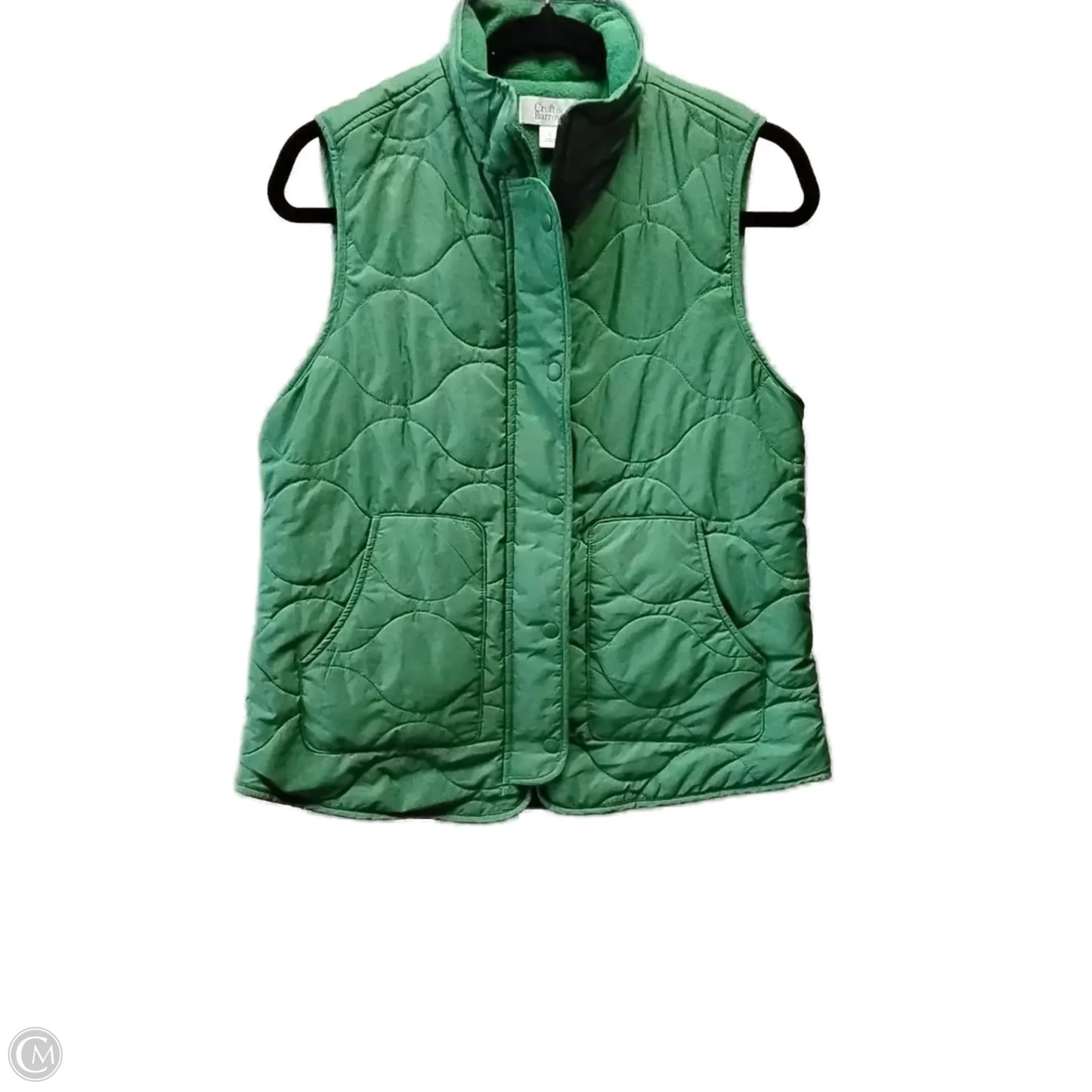 Vest Puffer & Quilted By Croft And Barrow In Green, Size: S