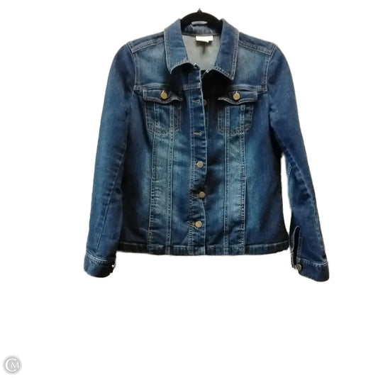Jacket Denim By J. Jill In Blue, Size: Xs