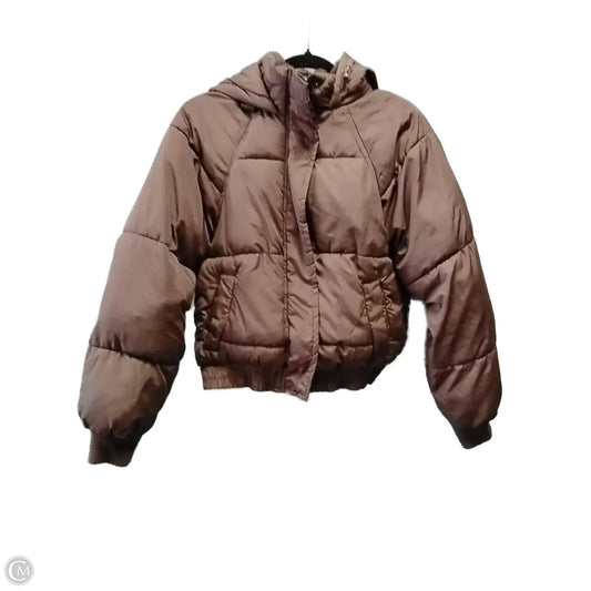 Jacket Puffer & Quilted By Aeropostale In Brown, Size: Xs