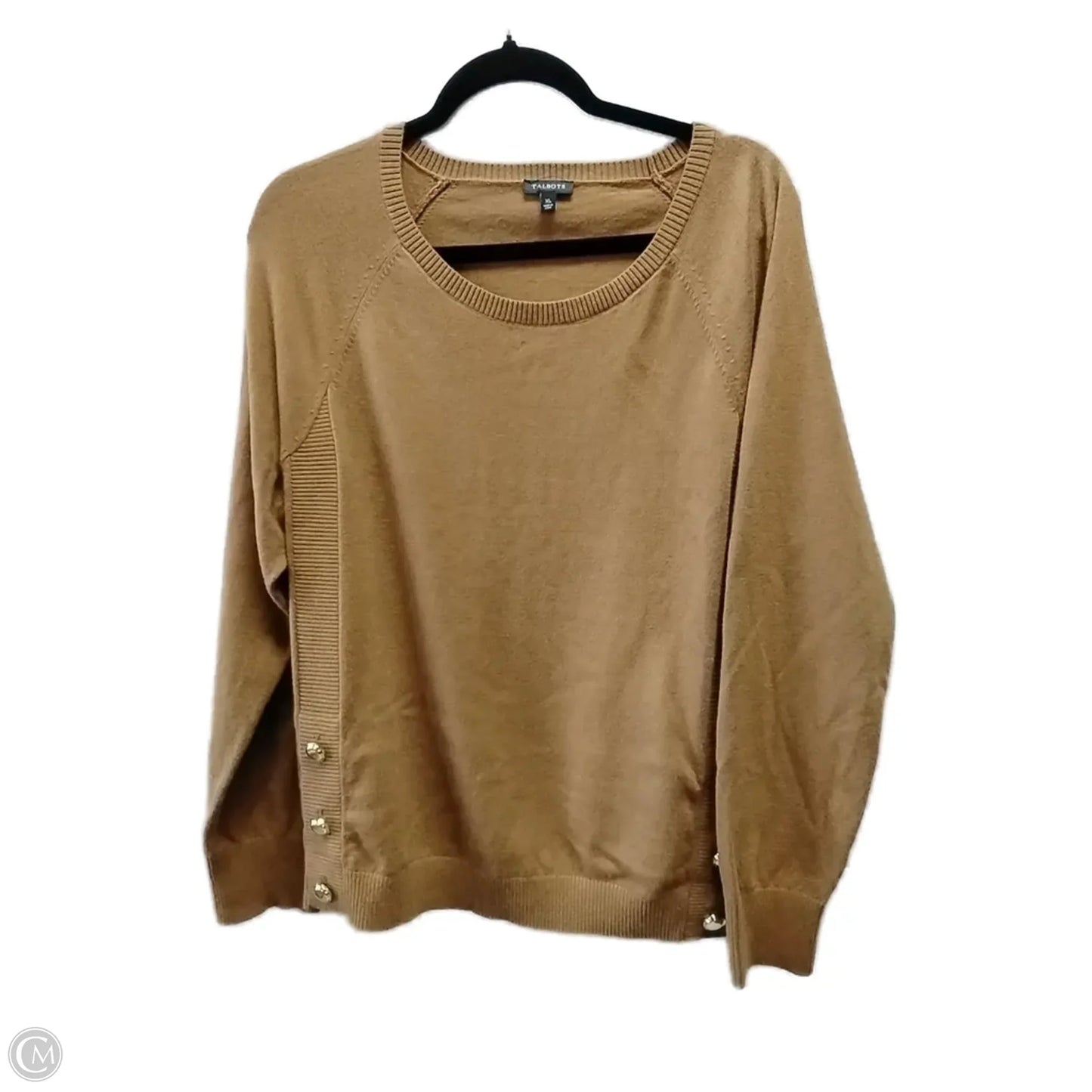 Sweater By Talbots In Brown, Size: Xl