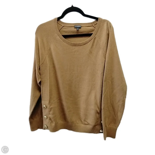 Sweater By Talbots In Brown, Size: Xl