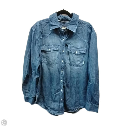 Top Long Sleeve By We The Free In Blue, Size: S