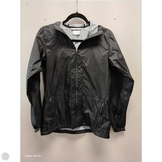 Jacket Windbreaker By Columbia In Black, Size: S