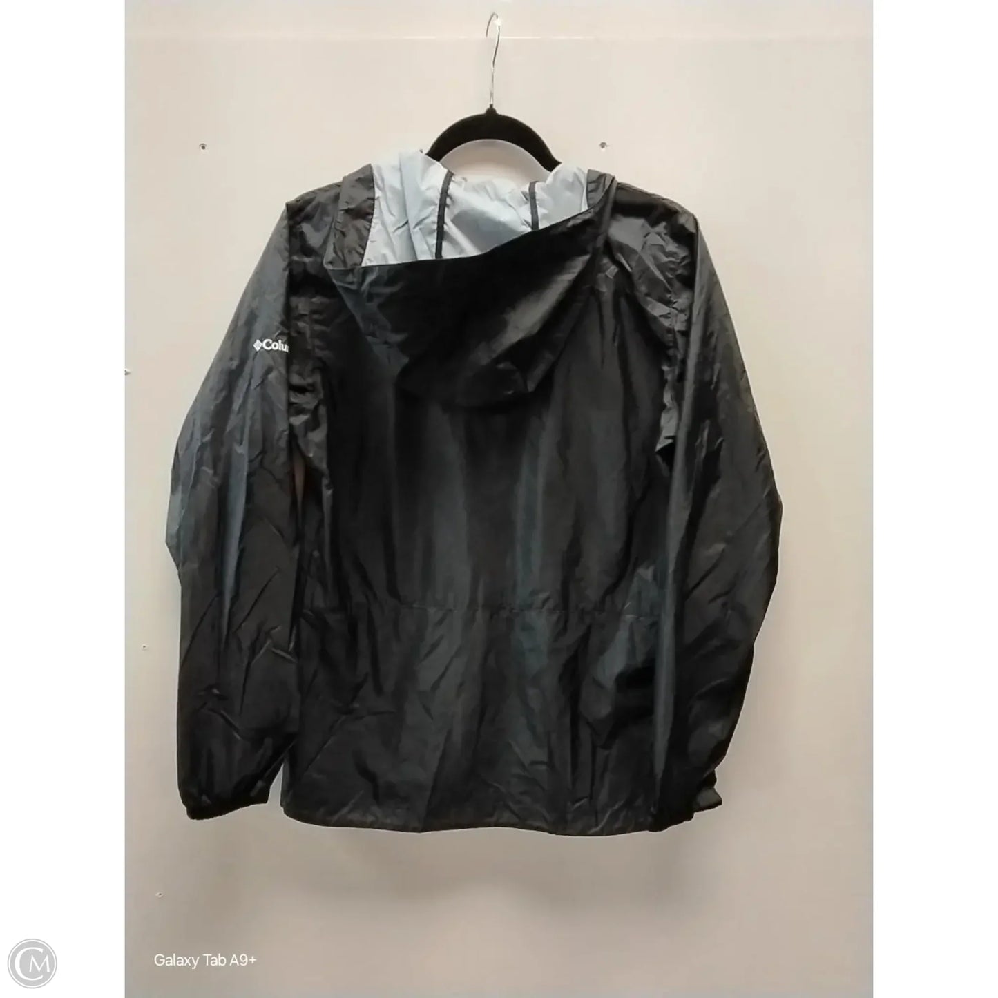 Jacket Windbreaker By Columbia In Black, Size: S