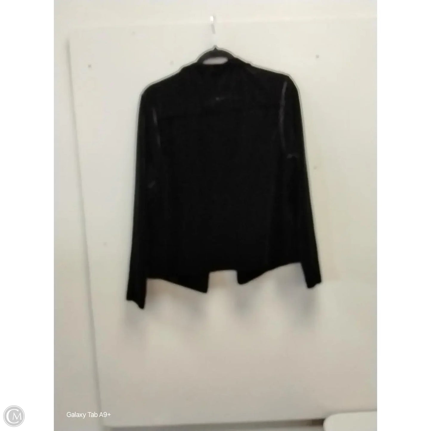 Jacket Fleece By Calvin Klein In Black, Size: L