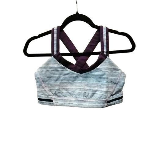 Athletic Tank Top By Lululemon In Striped Pattern, Size: L