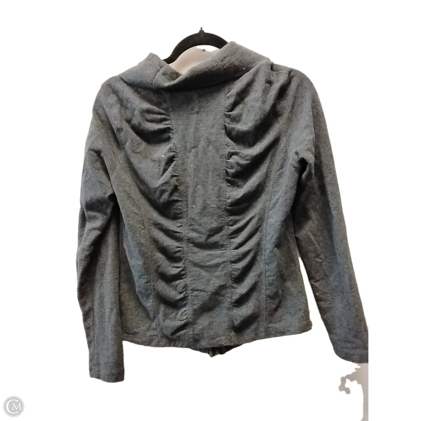 Sweatshirt Collar By Calvin Klein In Grey, Size: M