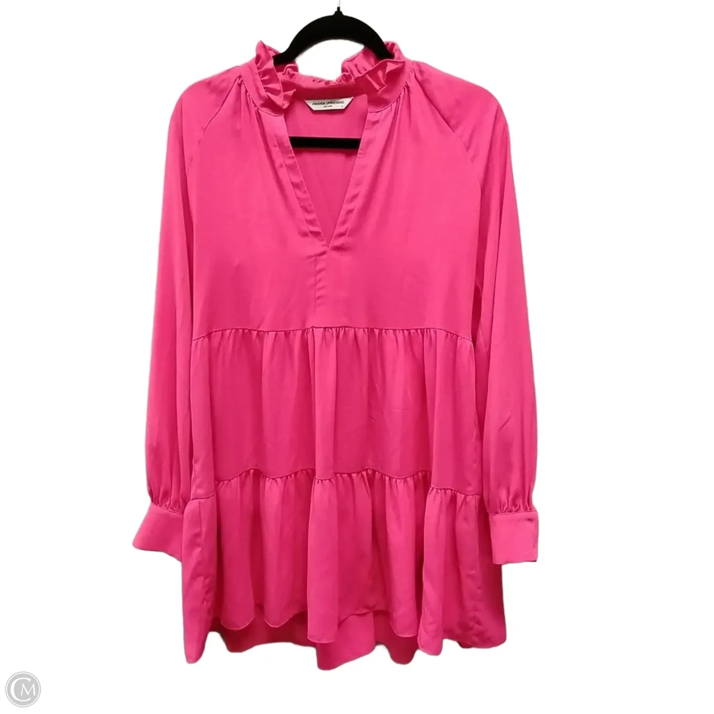 Dress Casual Midi By Amanda Uprichard In Pink, Size: S
