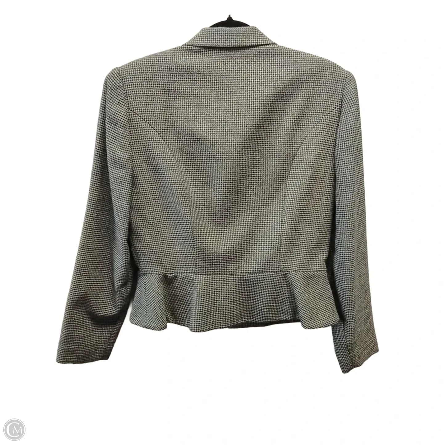 Blazer By Clothes Mentor In Checkered Pattern, Size: 12