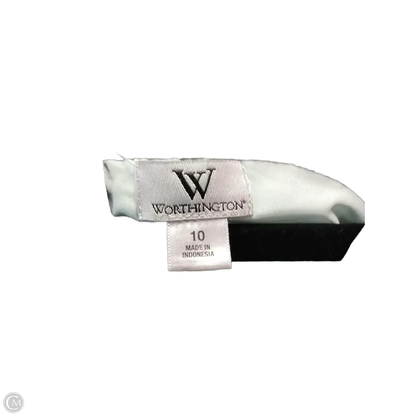 Dress Casual Midi By Worthington In Black & Blue, Size: 10