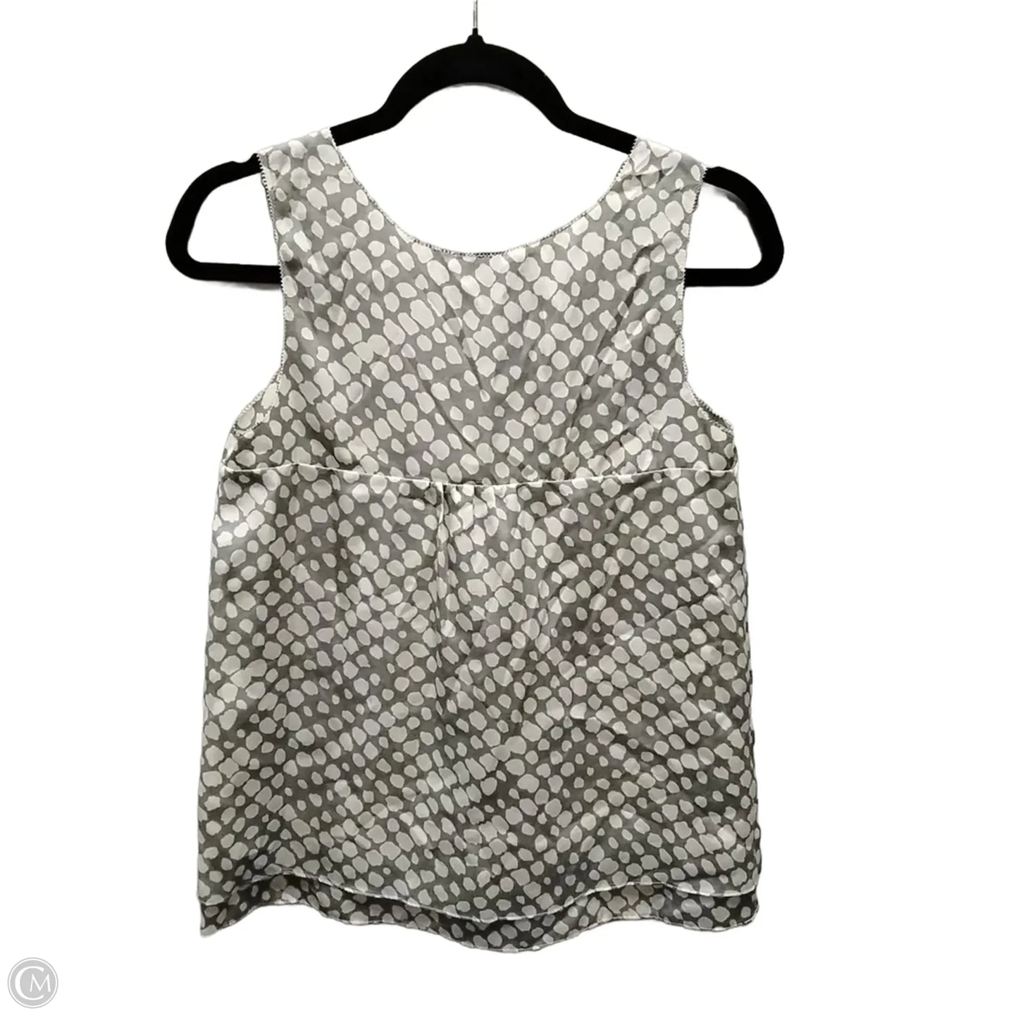 Blouse Sleeveless By Loft In Polkadot Pattern, Size: Xs