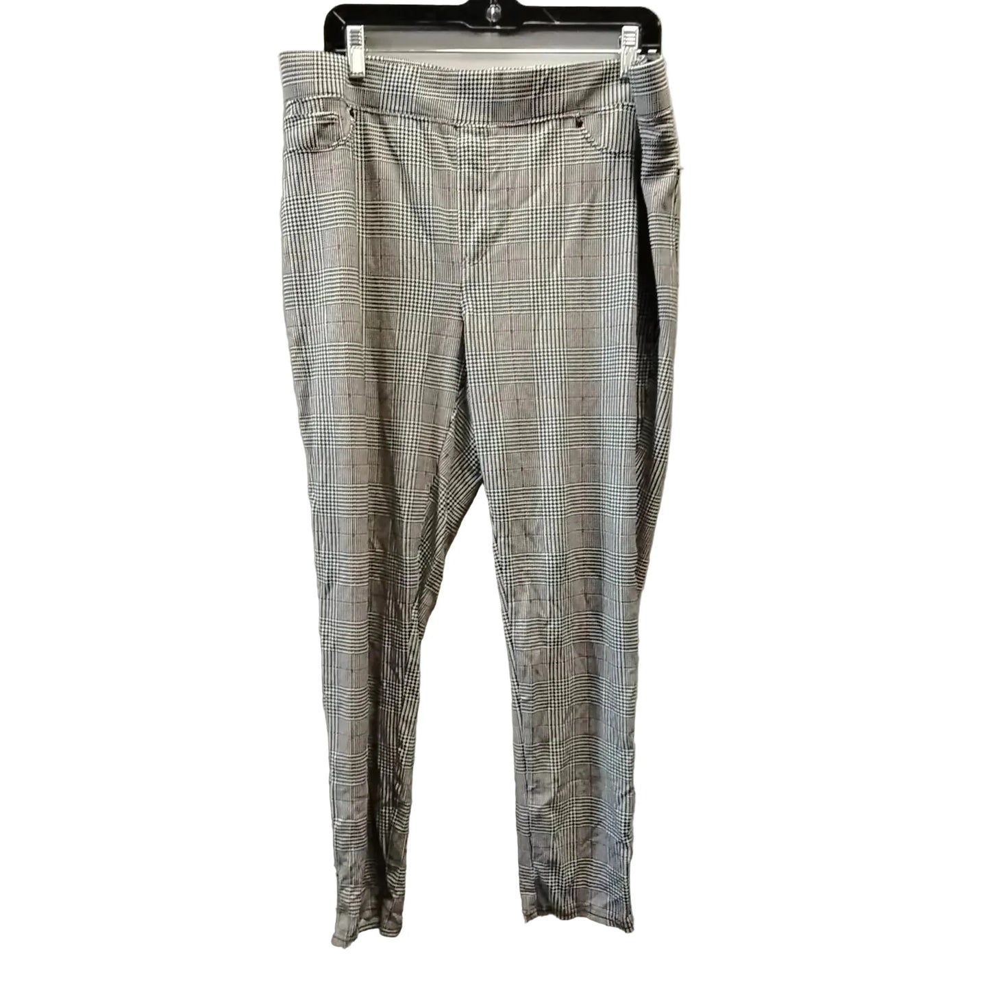 Pants Leggings By Seven 7 In Checkered Pattern, Size: Xxl