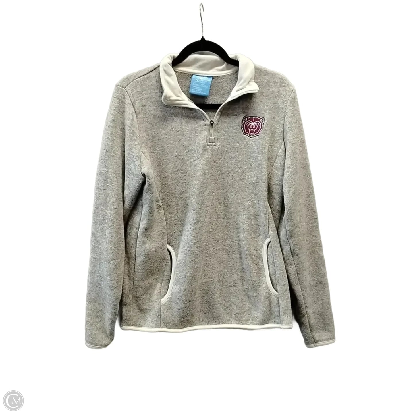 Sweatshirt Collar By Clothes Mentor In Grey, Size: Xl