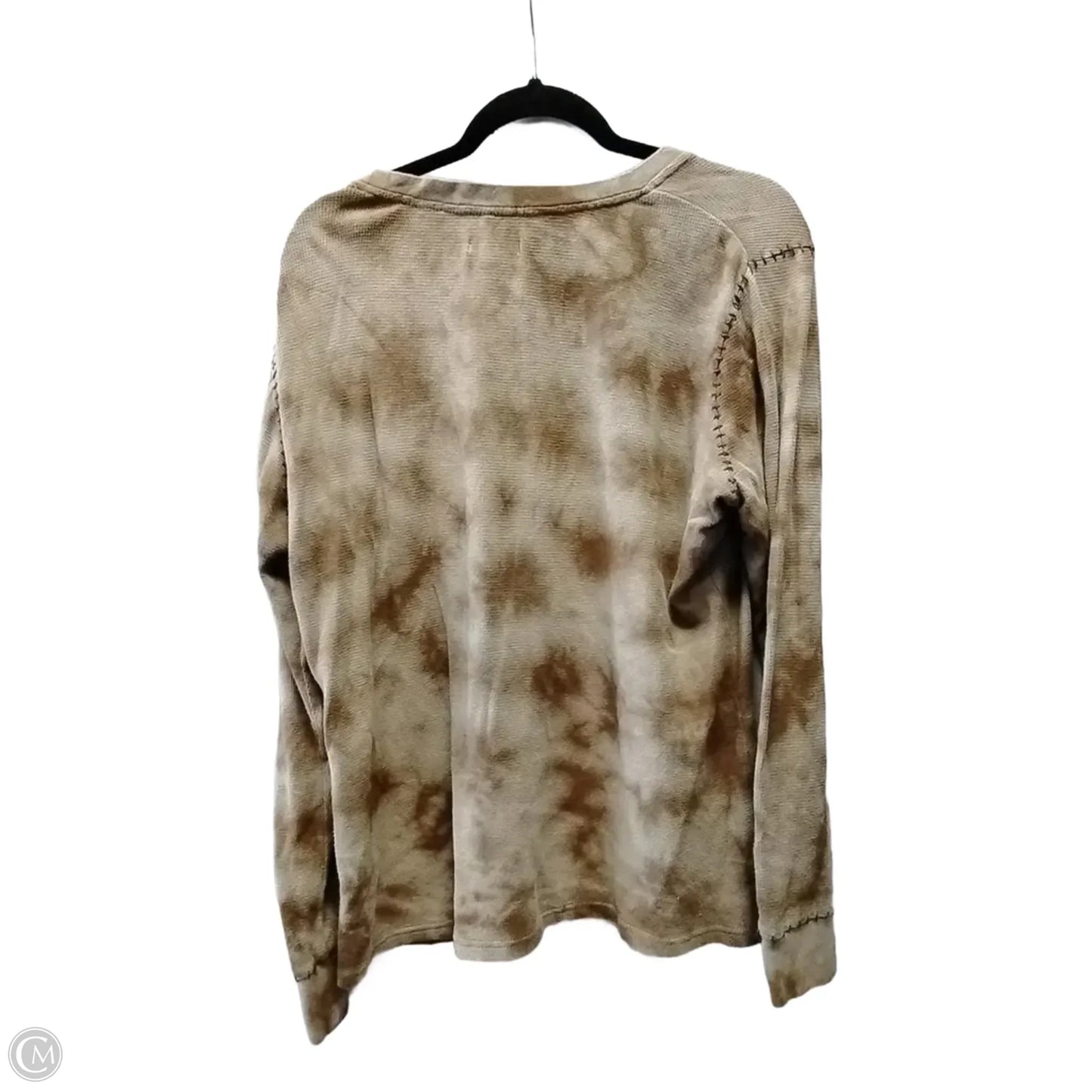 Top Long Sleeve Basic By Clothes Mentor In Brown, Size: Xl