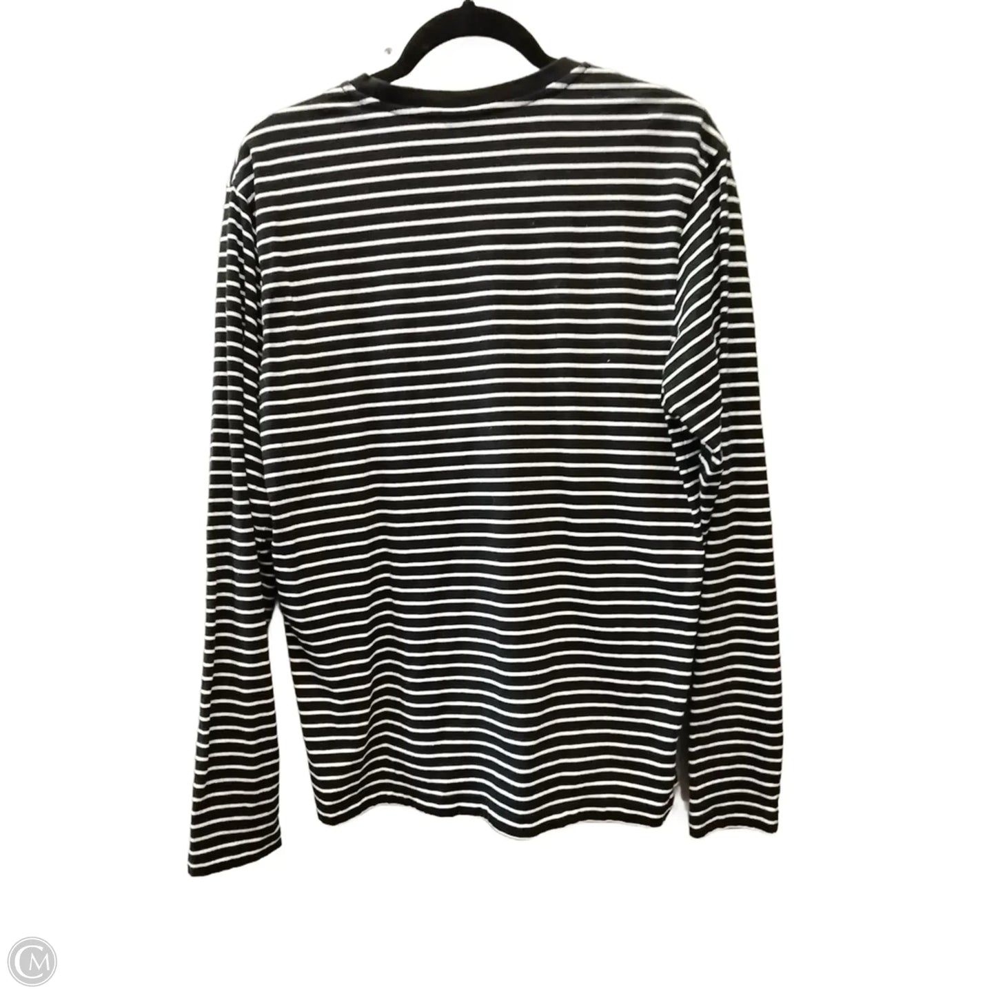 Top Long Sleeve Basic By Clothes Mentor In Striped Pattern, Size: M