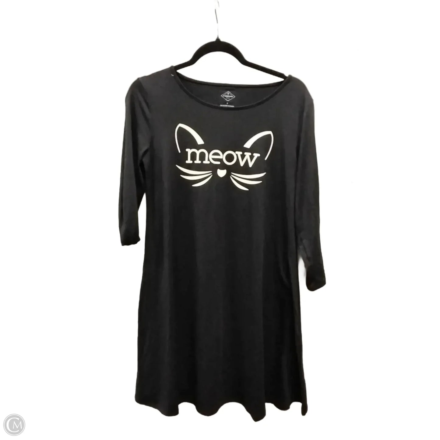 Top Long Sleeve By St Johns Bay In Black, Size: S