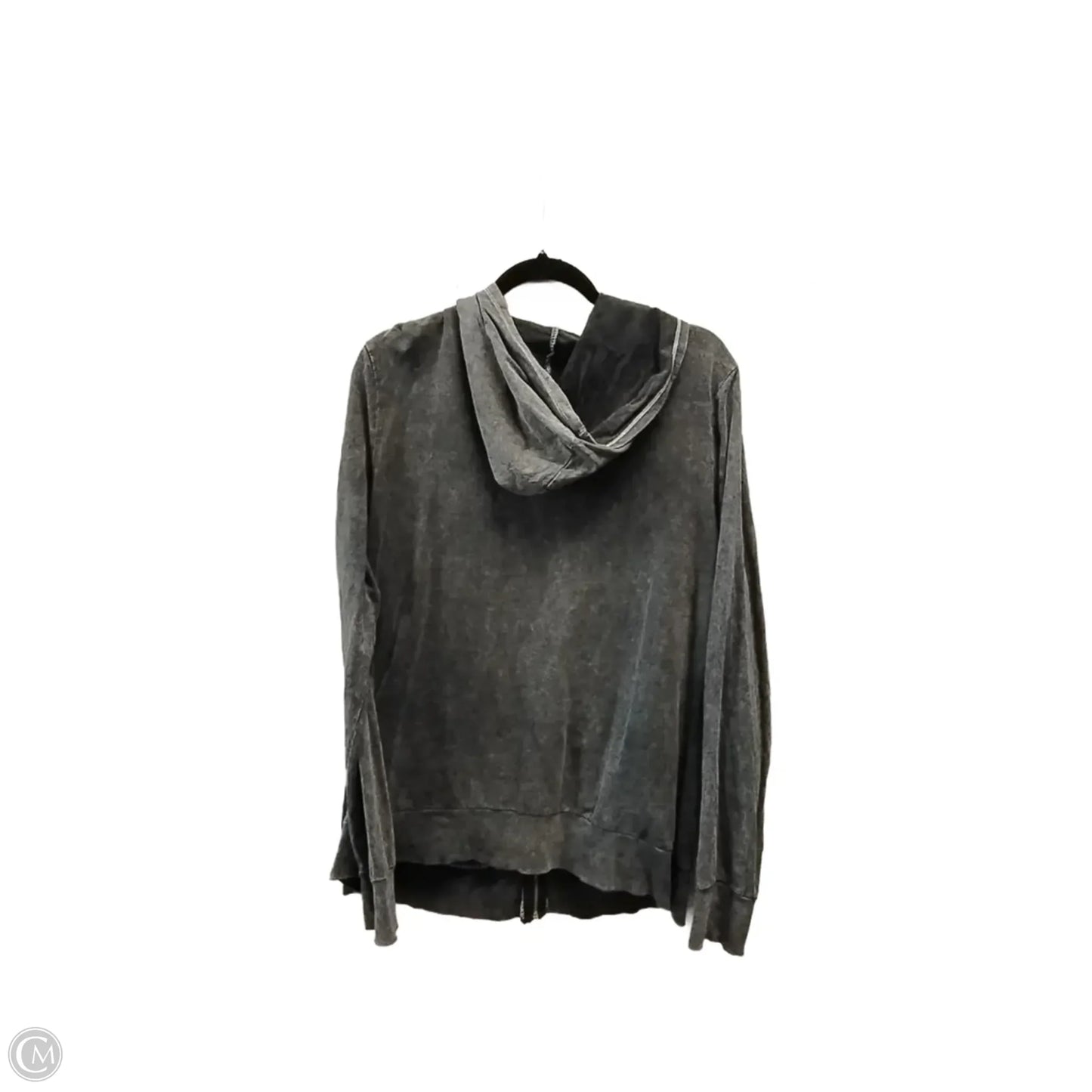 Sweatshirt Hoodie By Clothes Mentor In Grey, Size: M