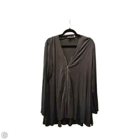 Sweatshirt Crewneck By Simply Noelle In Grey, Size: L