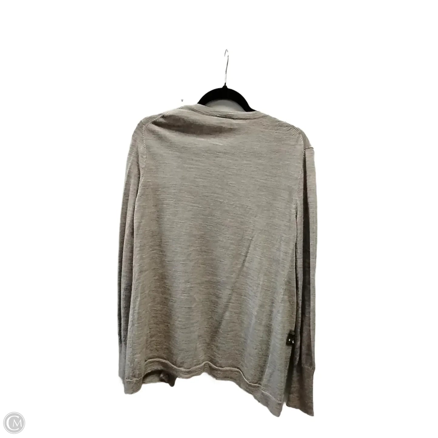 Sweater Cardigan By Loft In Brown, Size: L