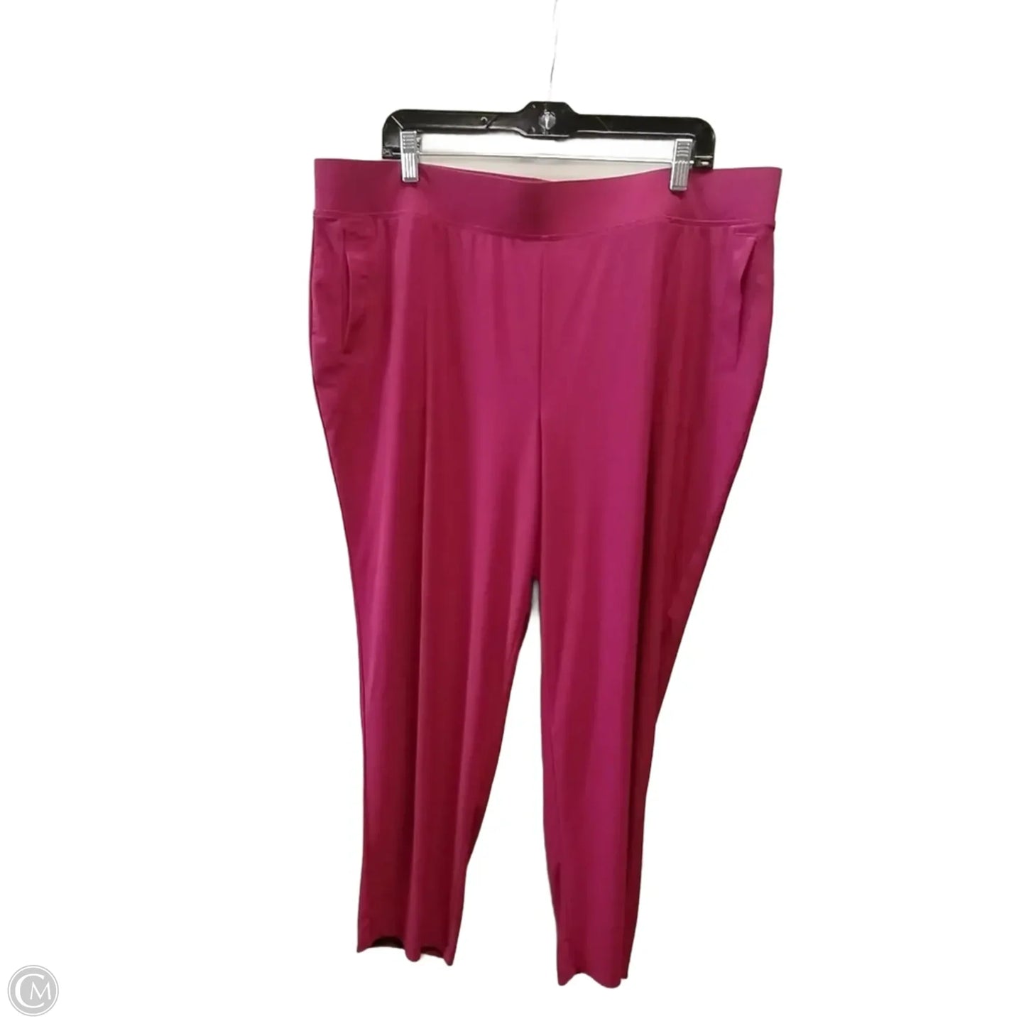 Pants Linen By Clothes Mentor In Pink, Size: 1x
