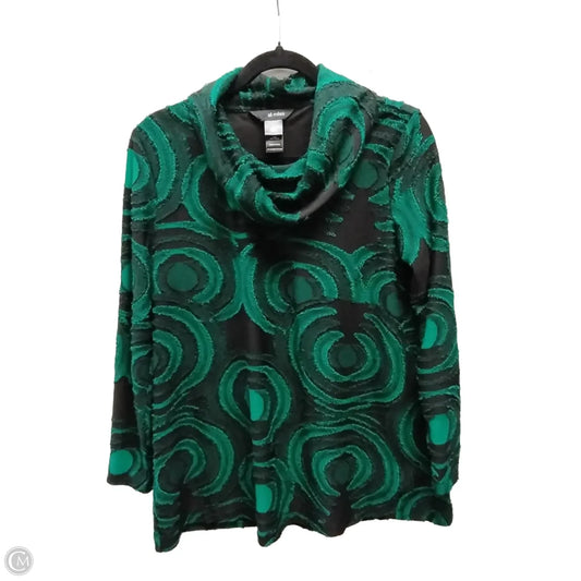 Top Long Sleeve By Ali Miles In Green, Size: S