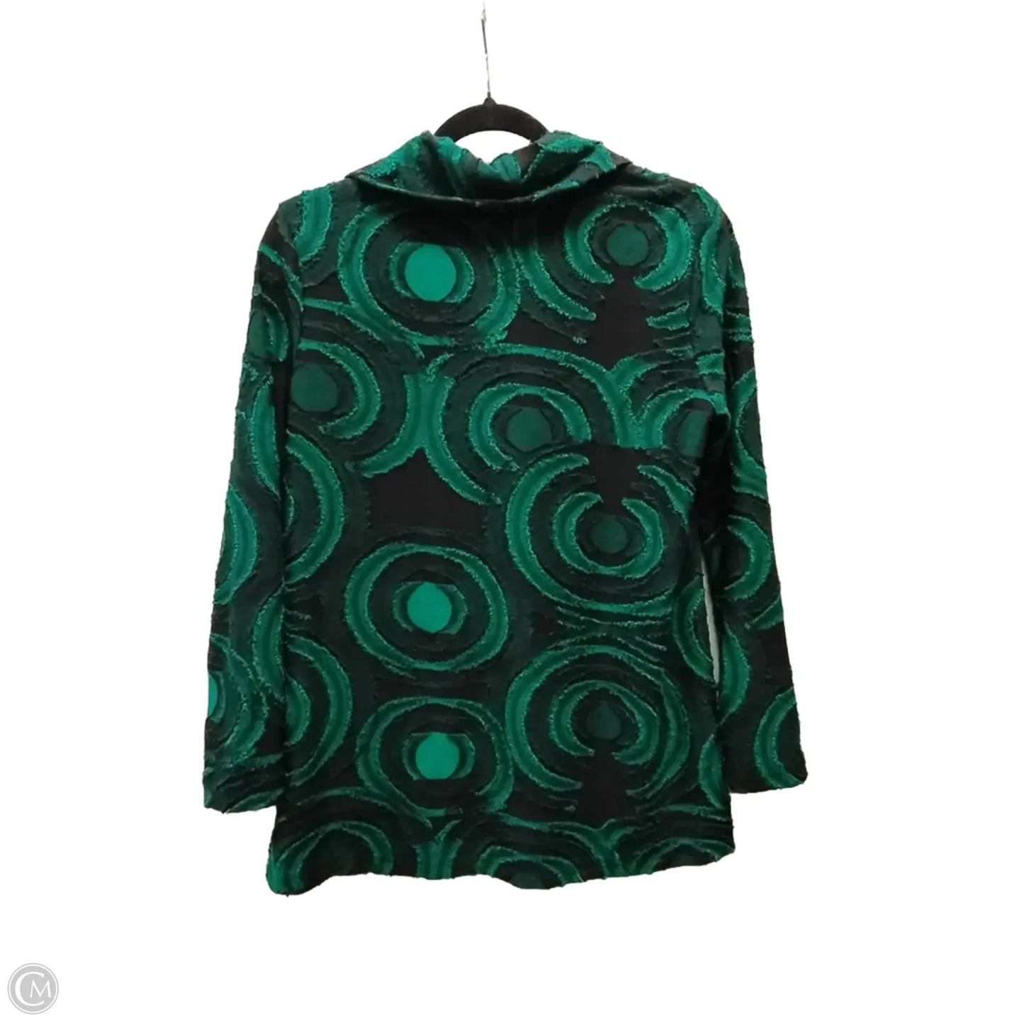 Top Long Sleeve By Ali Miles In Green, Size: S