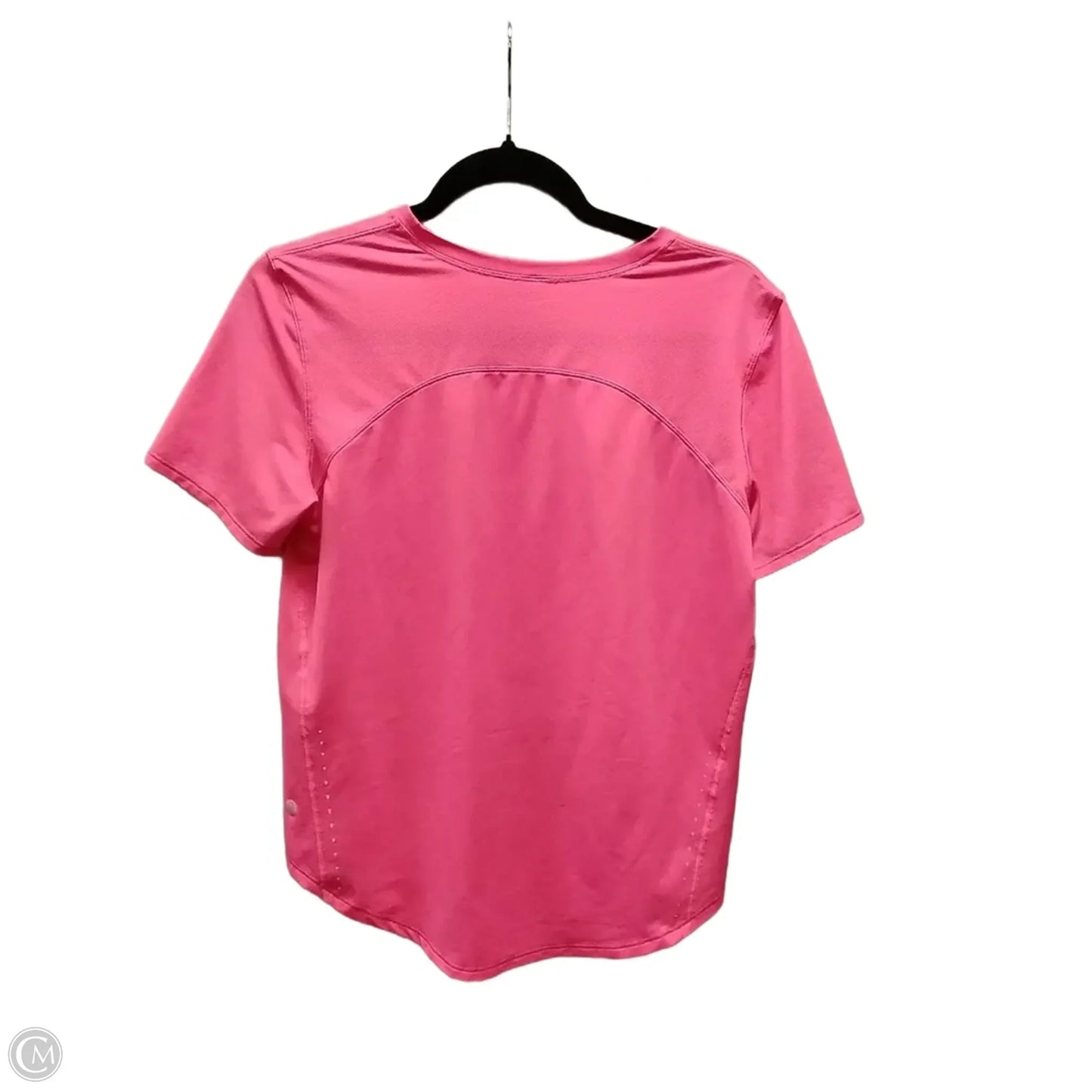 Athletic Top Short Sleeve By Lululemon In Pink, Size: S