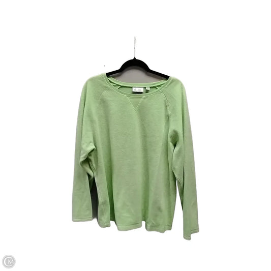 Sweatshirt Crewneck By D&co. In Green, Size: Xl