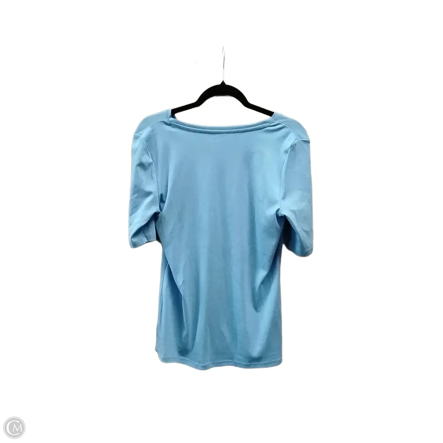 Top Short Sleeve By Talbots In Blue, Size: M