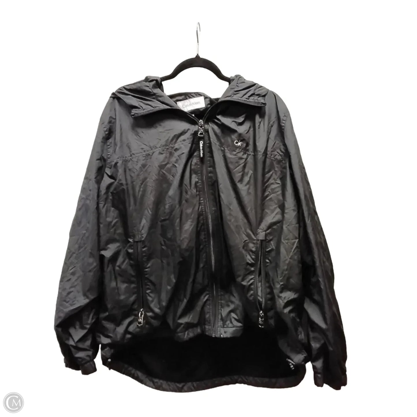 Jacket Puffer & Quilted By Calvin Klein In Black, Size: Xxl