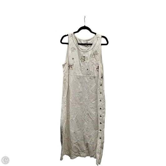 Dress Casual Maxi By Erika And Co In Beige, Size: L