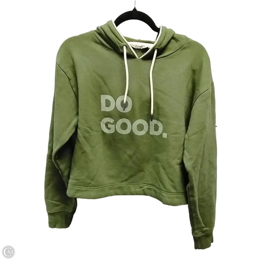 Sweatshirt Hoodie By Cotopaxi In Green, Size: M