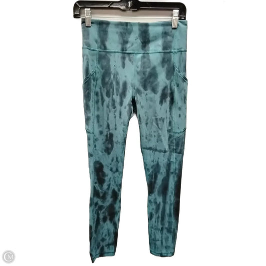 Athletic Leggings By Lululemon In Tie Dye Print, Size: S