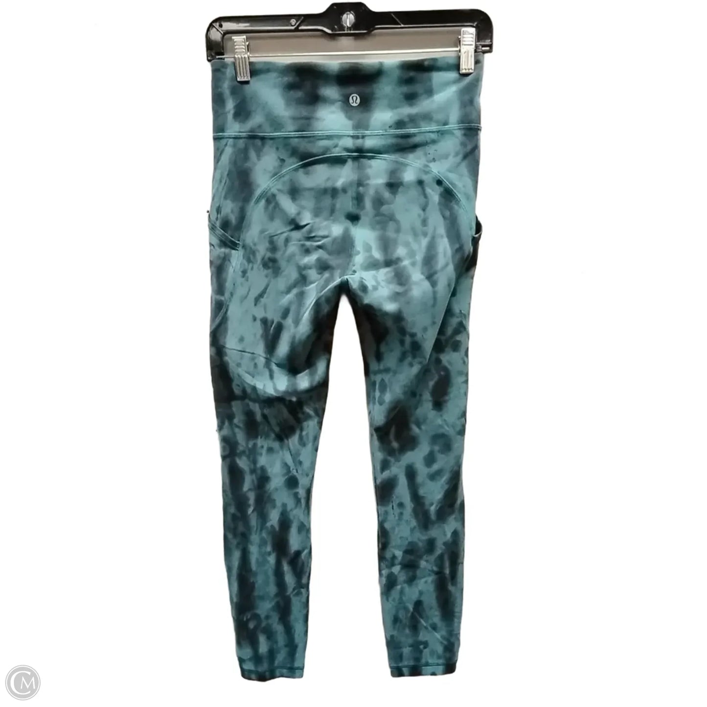 Athletic Leggings By Lululemon In Tie Dye Print, Size: S