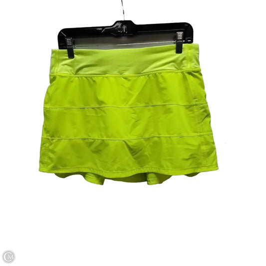 Skort By Lululemon In Yellow, Size: 8
